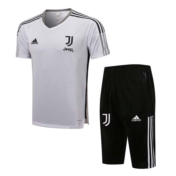 Trainingsshirt Juventus Anzüge 2022 Weiß Schwarz Günstige Fußballtrikots